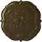Ekena Millwork Victorian Ceiling Medallion, Hand-Painted Brass, 24 3/8"OD x 1"P CM24VIBRS - alternate 1